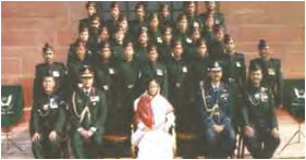 President of India with the Mil Band of 11 GR